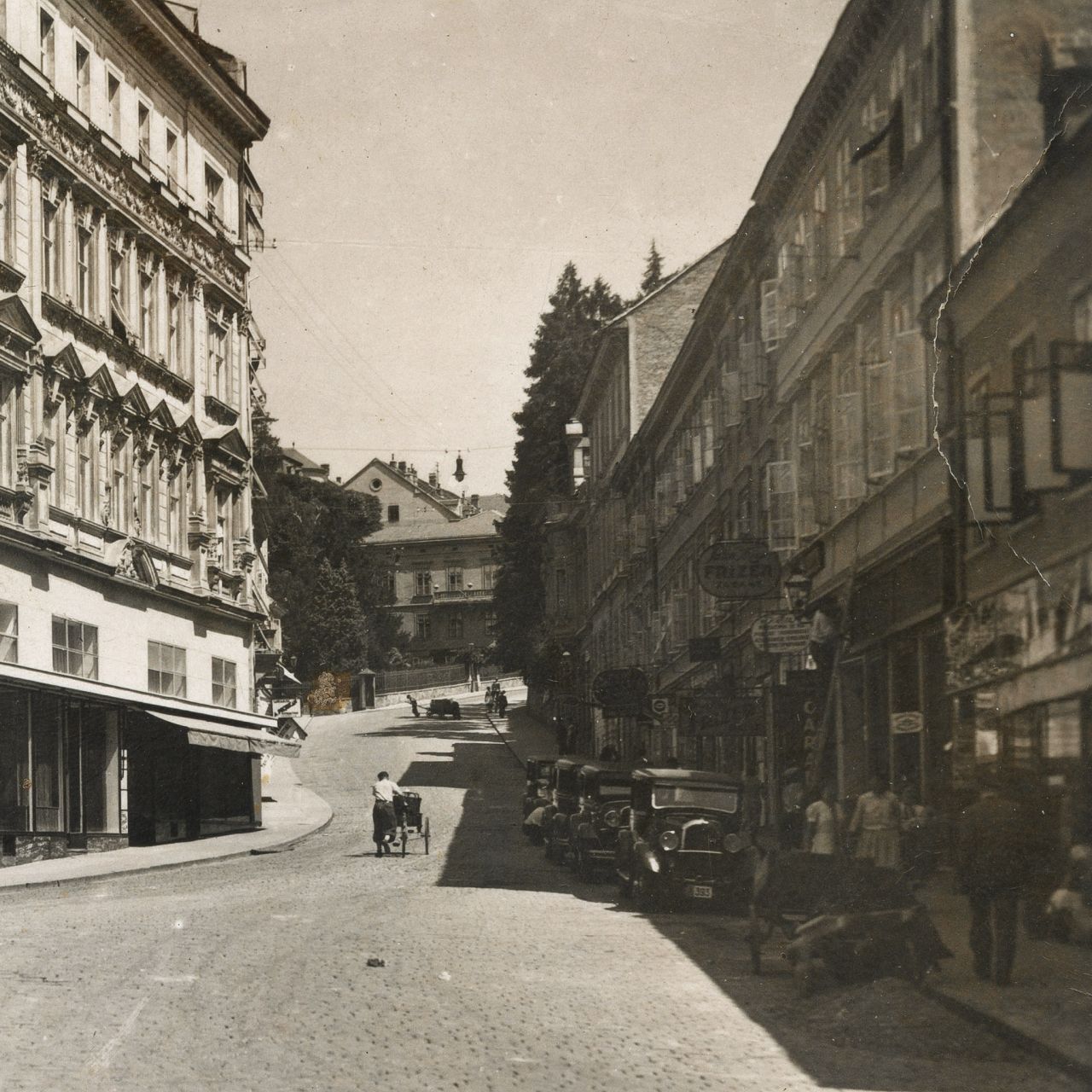 Mesnička ulica oko 1930. godine